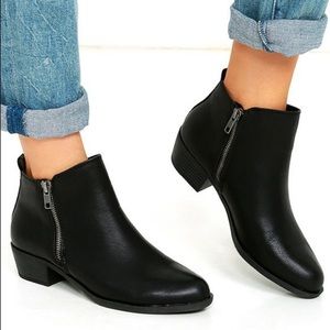 steve madden black booties